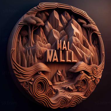 3D model Valhalla Hills game (STL)